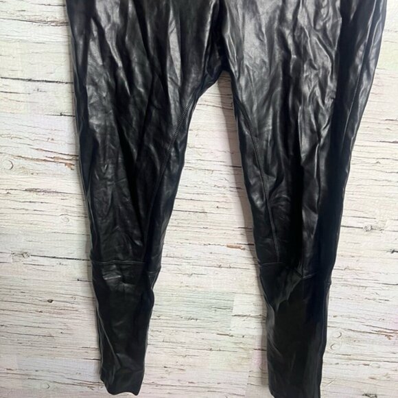 Aritzia wilfred size small Black Faux Leather Leggings - Picture 2 of 7